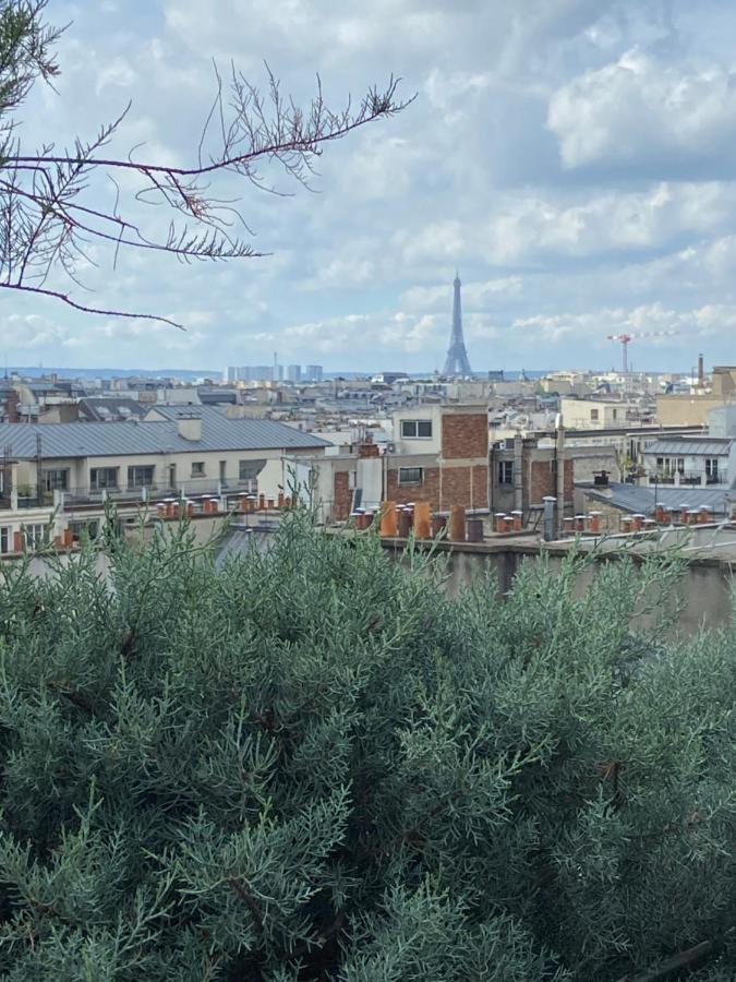 Appartement Design Avec Terrasse Paris Luaran gambar